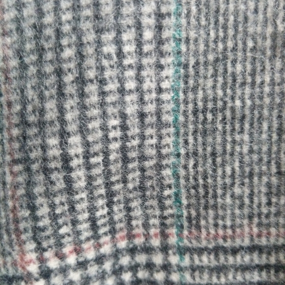 Stafford 46L Gray Rust Windowpane Plaid Wool - Picture 14 of 16